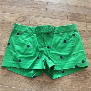 JCrew Green Polka Dot Women’s Shorts
